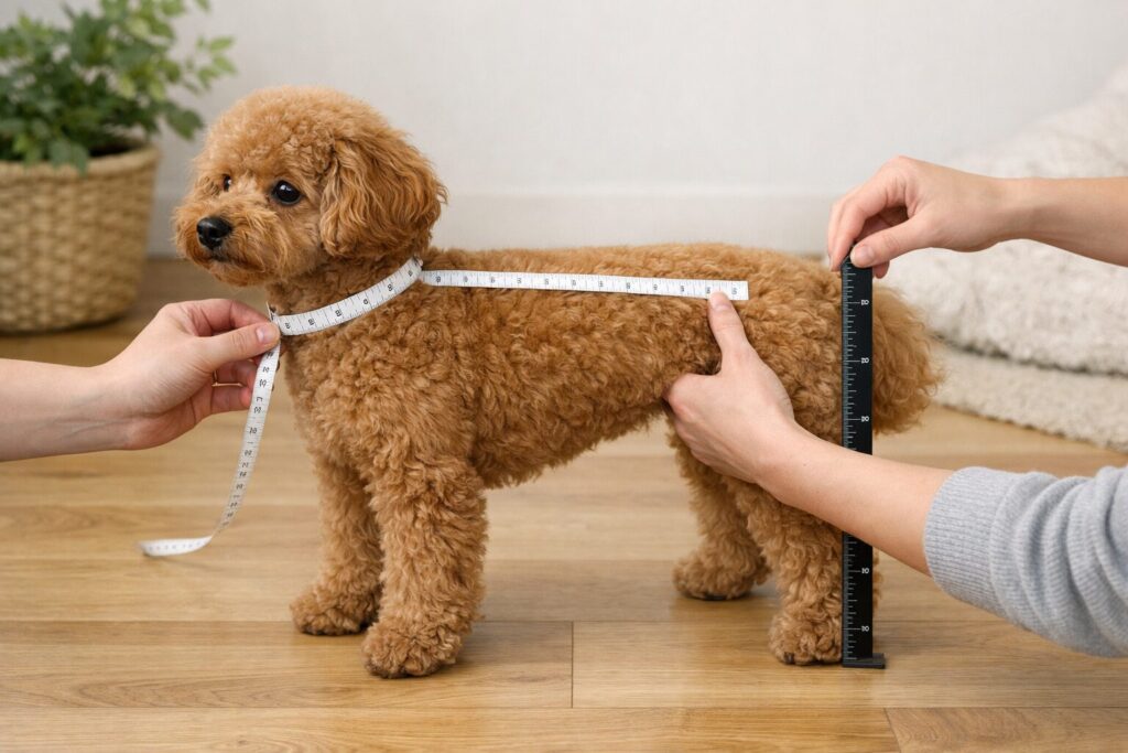 トイプードル サイズ表