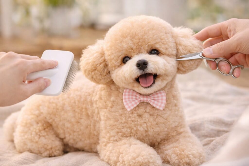 トイプードル 羊カット