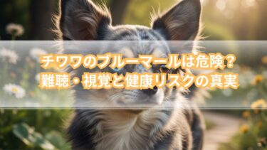チワワのブルーマールは危険？難聴・視覚と健康リスクの真実