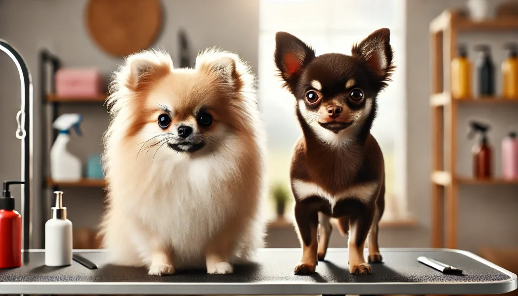 チワワ　くまカット