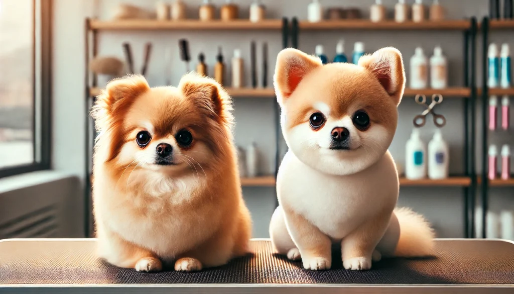 チワワ　くまカット