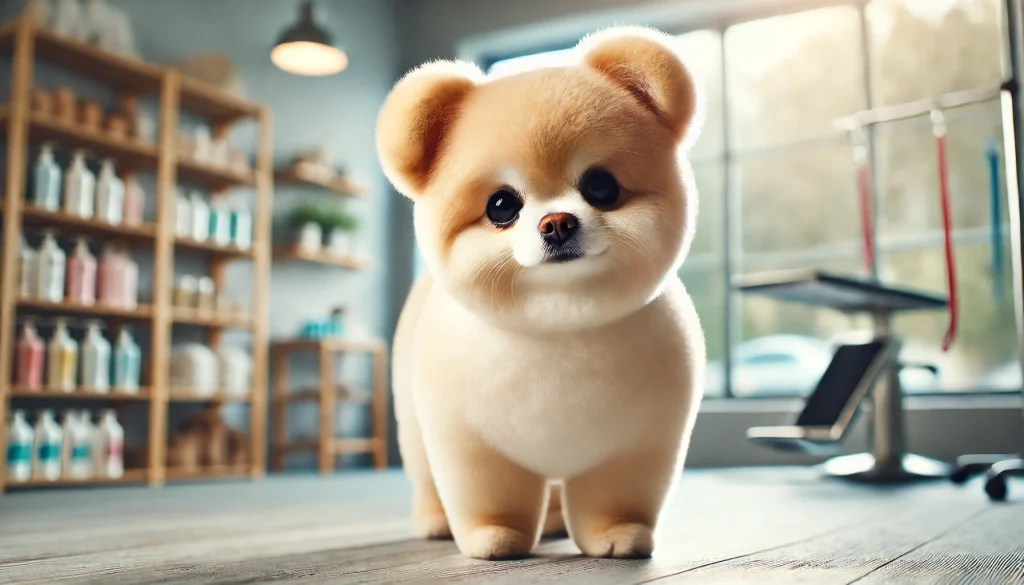 チワワ　くまカット